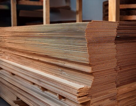 stack of plywood sheets