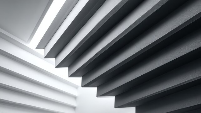 Detail of fan-beam collimator aperture plates showing layered tungsten slats and geometry
