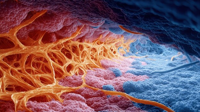 Macro photo showing a single pronounced wheal with immune cell activation detail