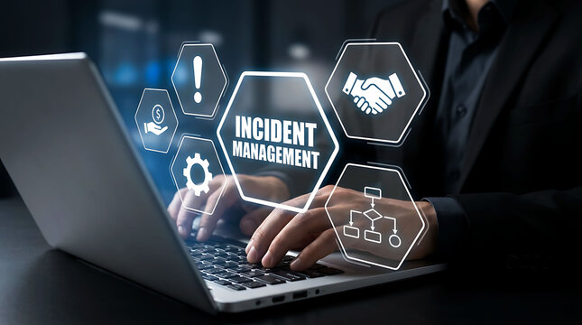 Incident Management Workflow Resolution Process And Business Risk Response System