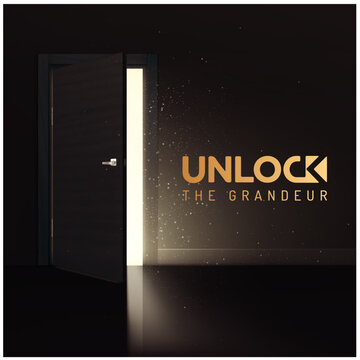 Unlock The GRANDEUR, Black And Golden Color Combination