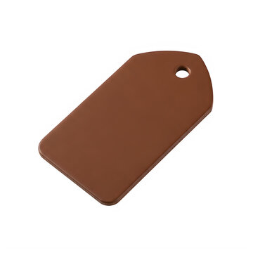 Brown paper tag with string attached