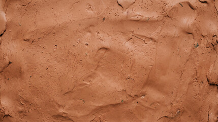 Fototapeta premium Closeup of a textured brown clay surface perfect for backgrounds and artistic projects