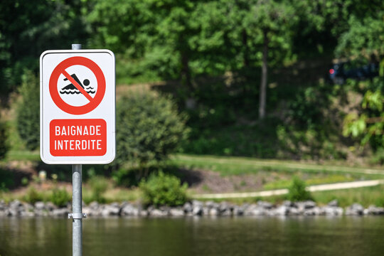 Lac baignade interdite danger noyade nager