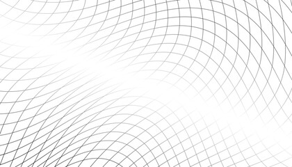 Abstract black and white mesh net texture seamless pattern with wavy lines ©  MVectors