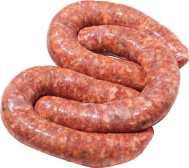 Fototapeta premium Sausage Isolated On Transparent Background