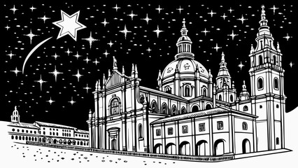 Obraz premium Cathedral of Stars, Light of Eternity