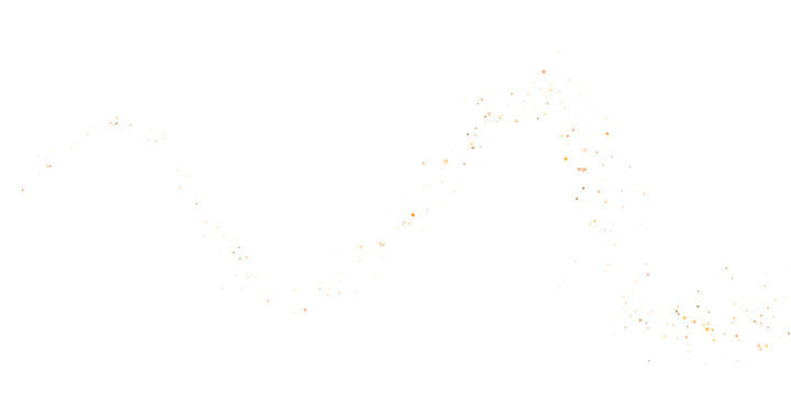Luxury golden glitter bloom with shimmering stardust accents and elegant festive shine. vector
