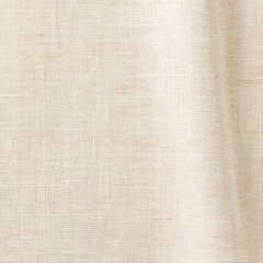 Fototapeta premium Fabric texture shows light cream color and natural weave patterns in a close-up view for textile design or fashion projects