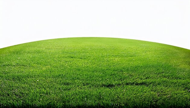 Green Grass Field Isolated On Transparent