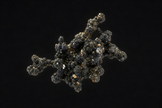 Extreme macro of PM25 soot particle agglomerate