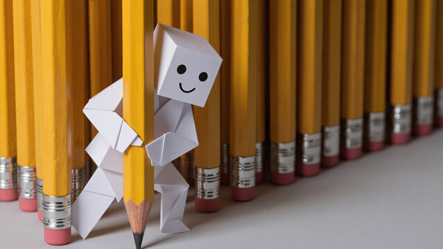 Origami Pencil Forest