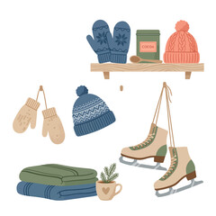 Winter Sports Clothing and Accessories. © Nurul