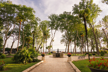 Obraz premium Bolsena, Italy - The Old Town of Bolsena on the Homonymous Lake, Medieval Historic Center near Viterbo