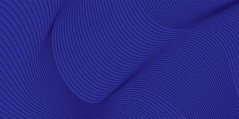 Naklejka premium Blue abstract background design. Premium line pattern texture curve