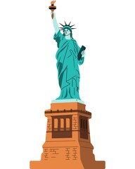 statue of liberty new york tshirt design tattoo art © Manvendra