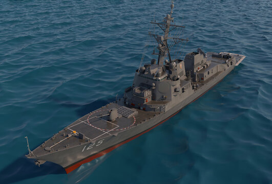 US Navy Destroyer