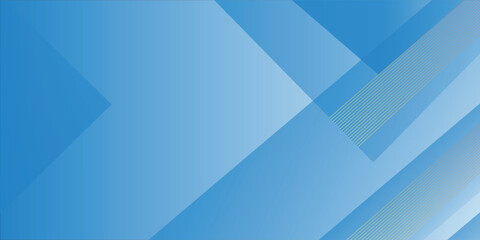 Obraz premium Modern vibrant white and blue abstract vector background with overlapping diagonal lines