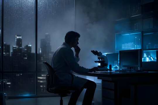 Moody Health Technology Innovation Lab Interior with Mist and Ra
