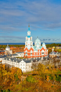Russia. Valaam, Karelia. Valaam Monastery. Lake Ladoga. Travel and tourism. Culture and religion