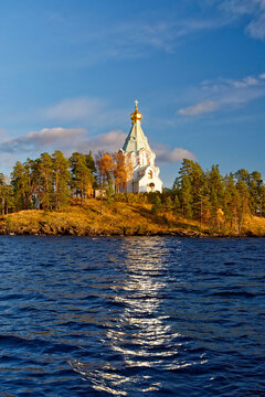 Russia. Valaam, Karelia. Valaam Monastery. Lake Ladoga. Travel and tourism. Culture and religion