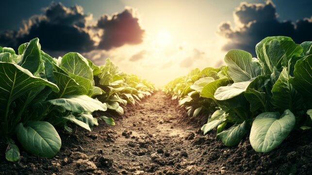 Fresh Sustainable Food And Agriculture Concept