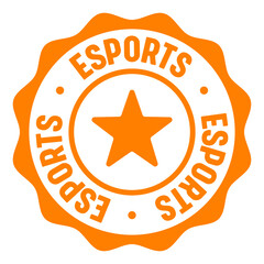 esports seal badge. esports label sticker. Vector sign © BHM