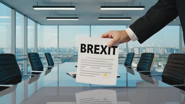 Document with the text "Brexit".