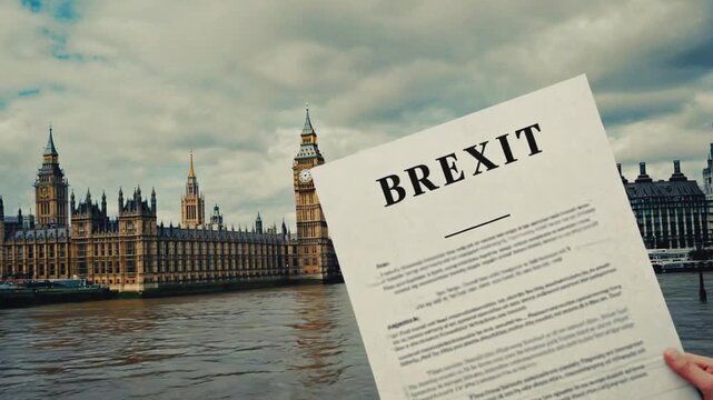 Document with the text "Brexit".