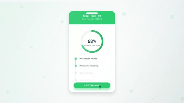 Smartphone Interface Displaying Real Time Order Delivery Progress Tracking