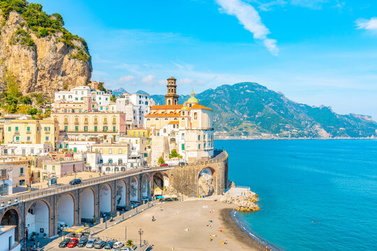 Atrani town on Amalfi Coast, Italy