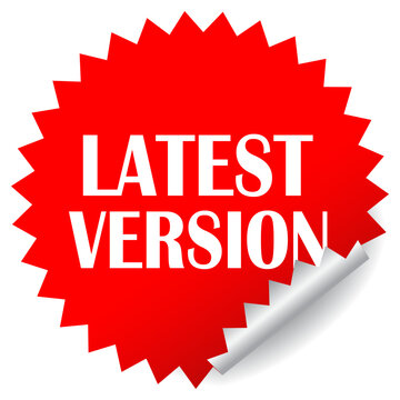 Latest version red star sticker
