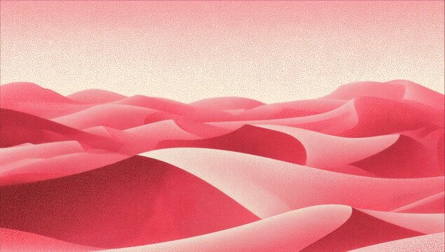 Abstract pink textured sand dunes.