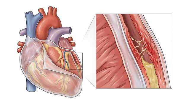 Pericarditis inflammation and fluid around the heart