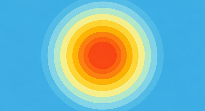 Abstract circular gradient pattern with sunburst rings gradient abstract sunburst geometric background illustration circular creative wallpaper