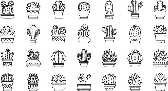 Shopping and retail store thin line icon set with storefront facade shopping cart basket paper bag cashier location pins customer support and marketplace symbols isolated on white background