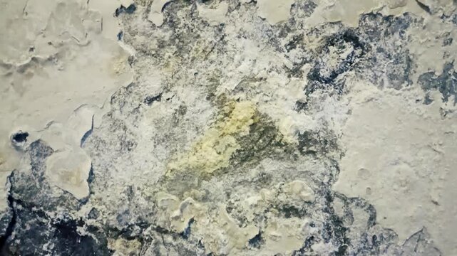 grunge wall with cracks, texture background video, wall banner