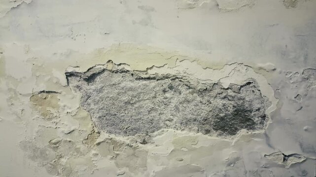 grunge wall with cracks, texture background video, wall banner