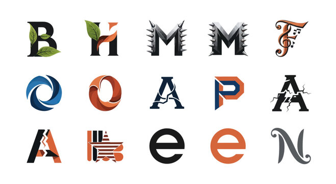 Creative Letter Logos and Monograms Collection