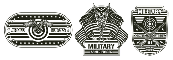 Fototapeta premium Mil. logo designs