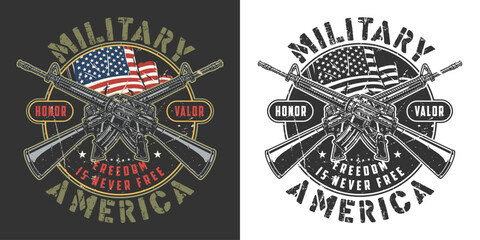 Fototapeta premium Military emblem