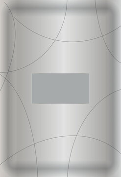 Collection of golden and silver backgrounds with curved