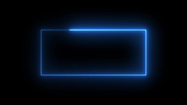 Abstract blue Light Technology Background with Futuristic 3D Metal Frame Blank Screen Display Banner Vector Template for Web Business Interface Design 4k