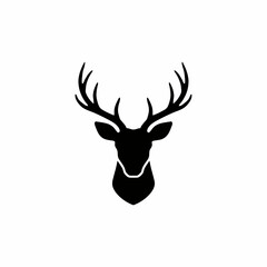 deer head silhouette © Fulmati