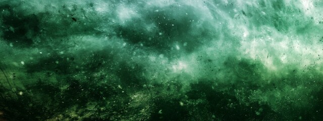 Fototapeta premium Smoky Green Battlefield Background Inspired by Nature's Fury and Depth of Earthy Textures