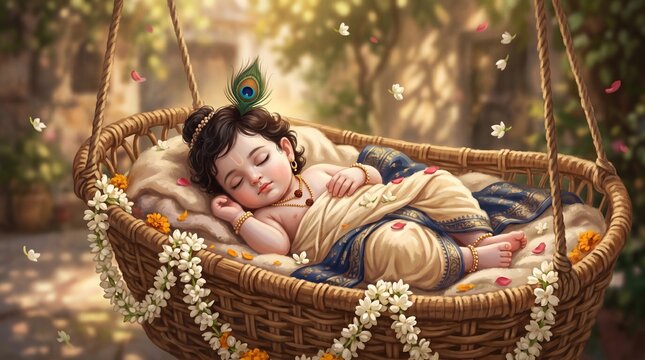 Sleeping krishna baby krishna hindu god krishna janmashtami krishna hinduism