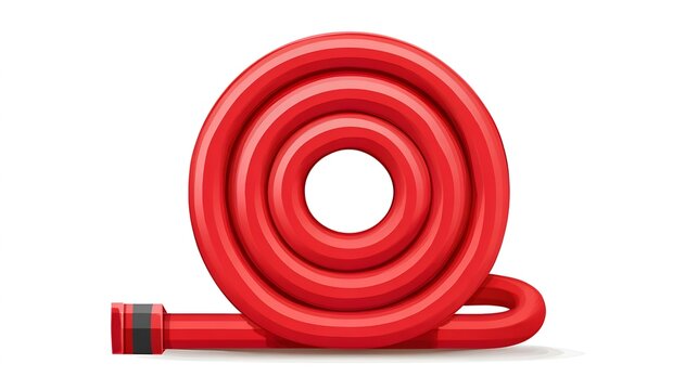 fire extinguisher on white background