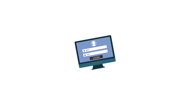 User login ui icon isolated on an alpha channel background