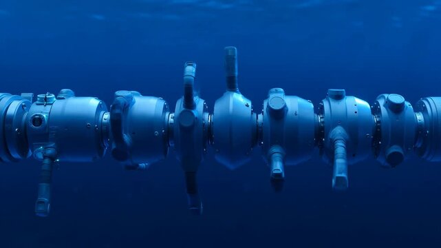 Futuristic Modular Underwater Robot Swimming with Articulated Limbs in Deep Blue Sea