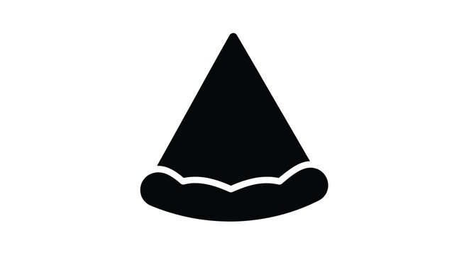 fez hat silhouette on transparent background high quality